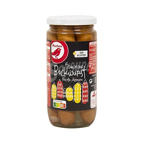 Producto alcampo Salchichas Bockwurst cocidas y ahumadas producto alcampo