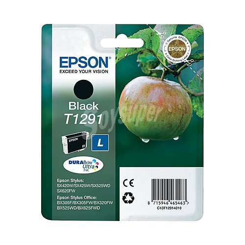 Cartucho de tinta epson T1291 negro