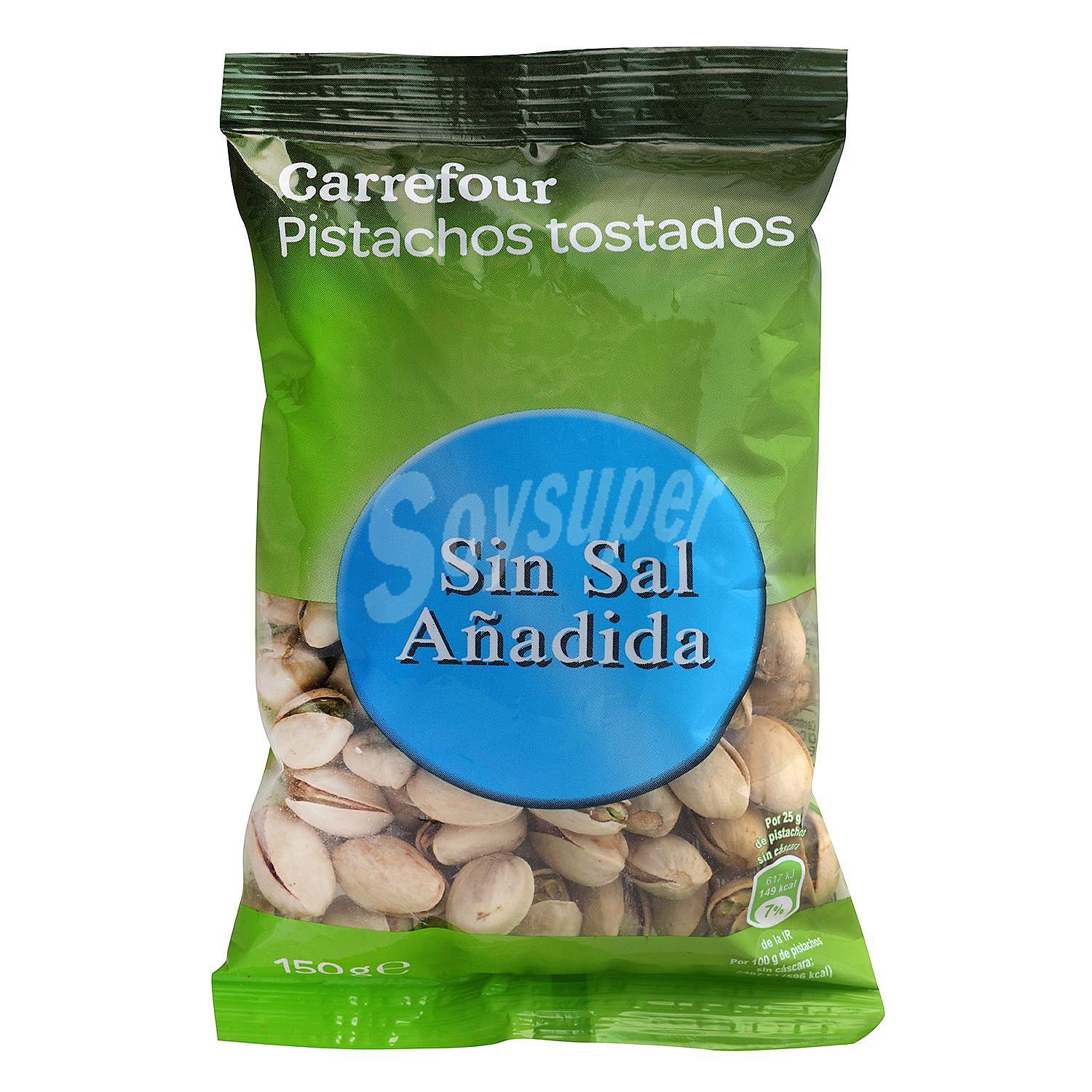 Pistachos tostados sin sal añadida Carrefour