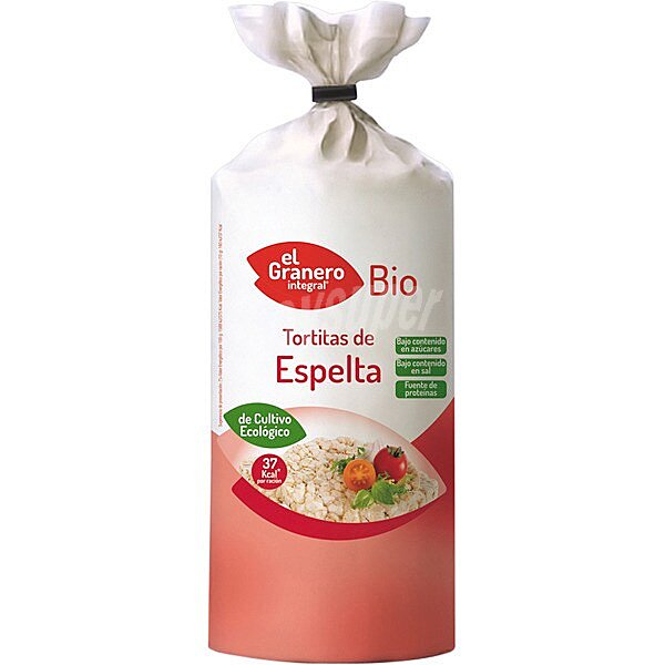 Bio tortitas de espelta de cultivo ecológico envase 108 g