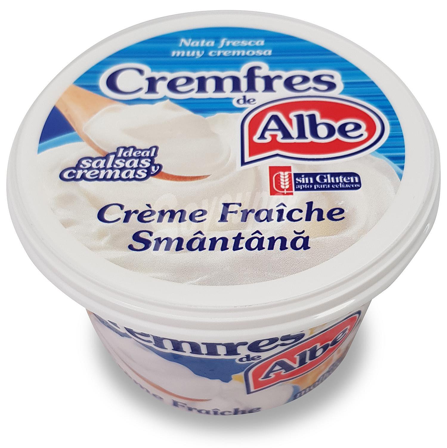 Nata fresca Cremfres Albe sin gluten