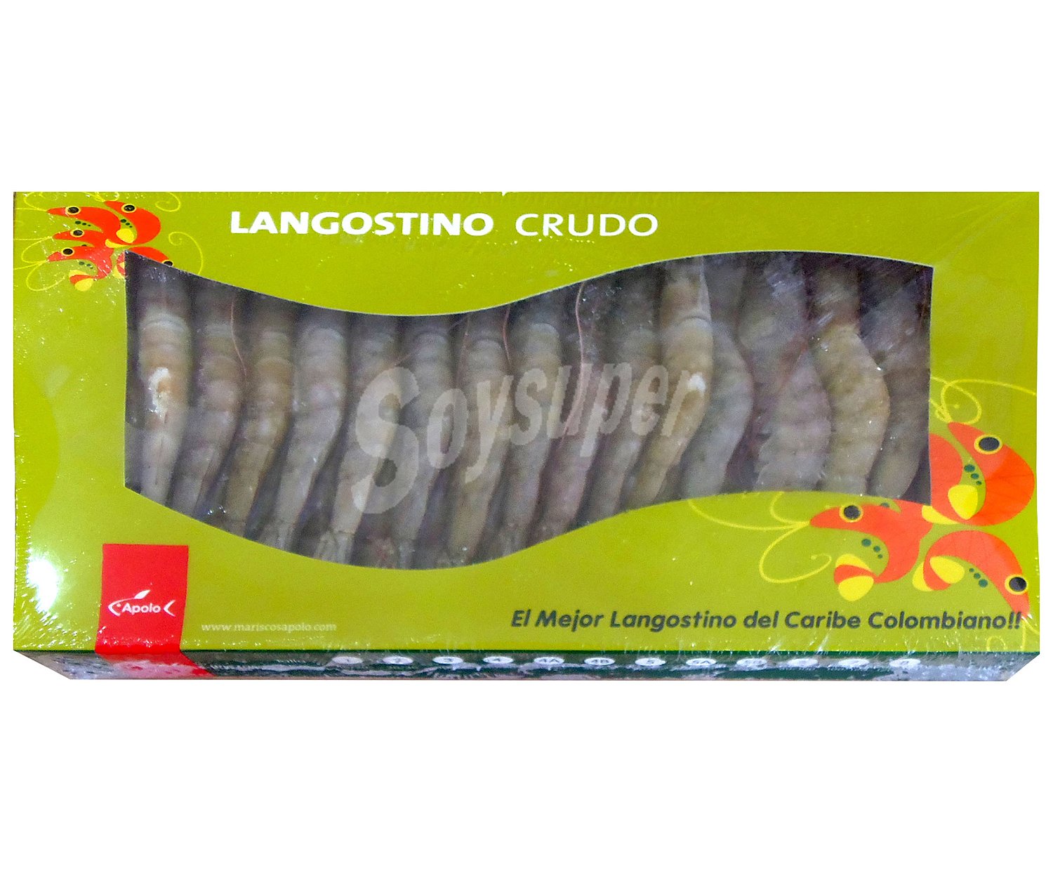 Apolo Langostino Vannamei 32 / 40 crudo y congelado apolo