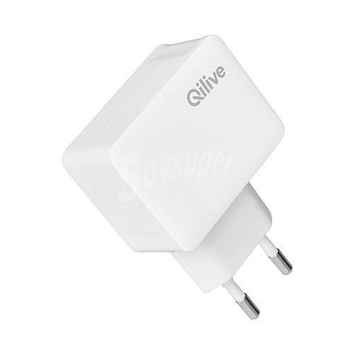 Cargador USB qilive, 2A