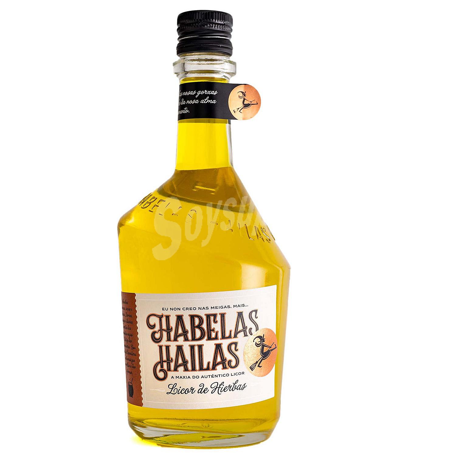 Licor de hierbas Habelas Hailas