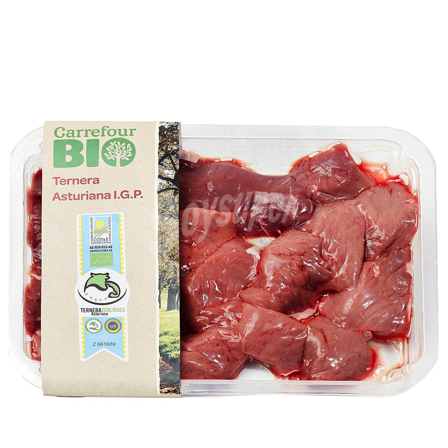 Carne para guisar de ternera Asturiana IGP