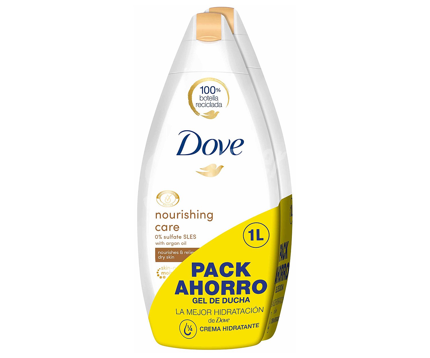 Gel para ducha o baño con aceite de argán, especial piel seca