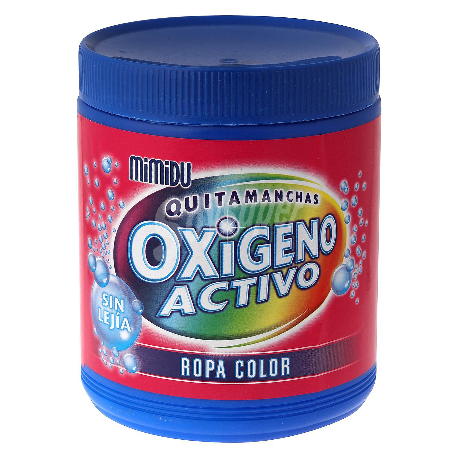 Quitamanchas ropa de color en polvo Oxi Activo Mimidu