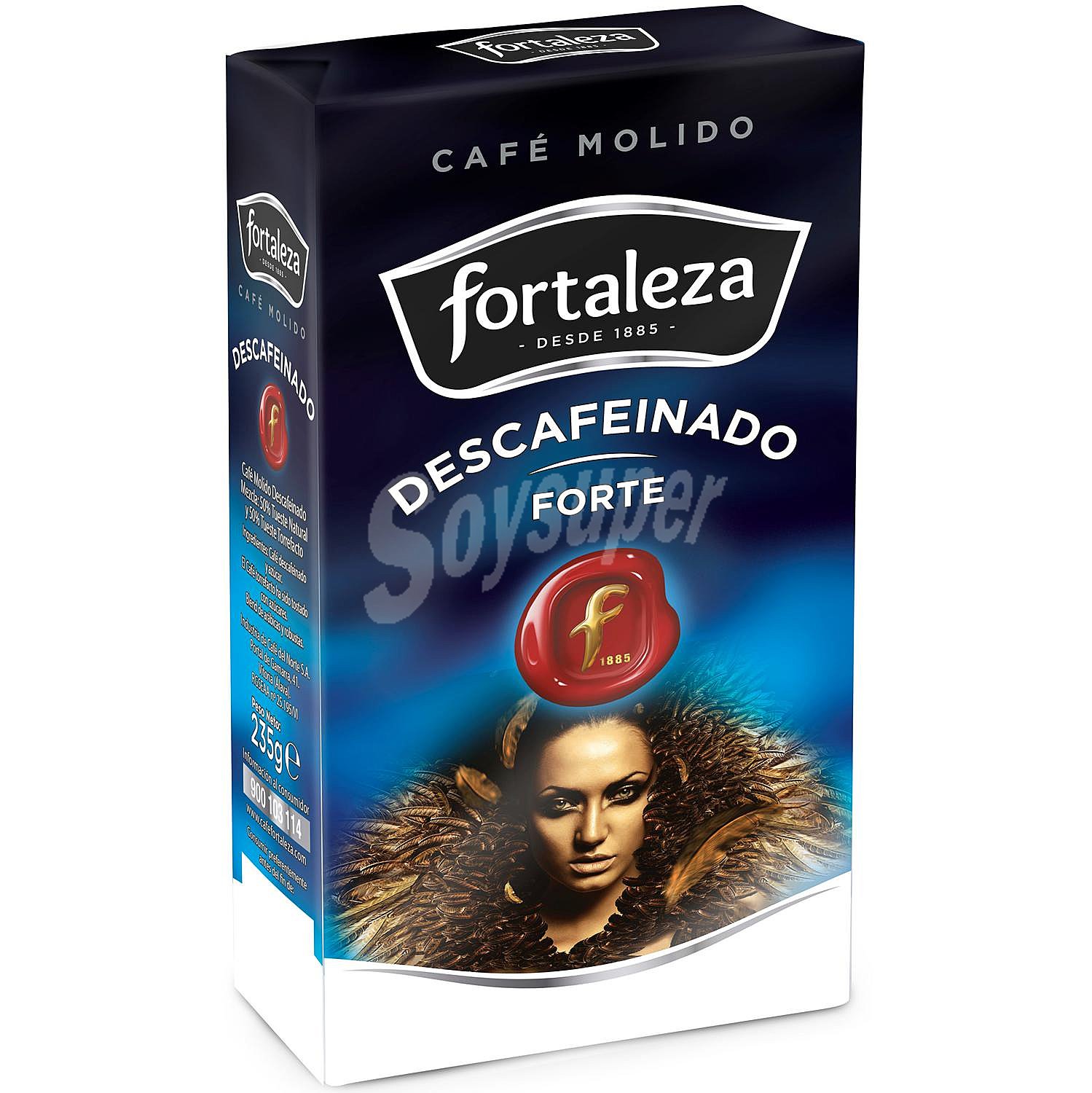 Café descafeinado molido forte