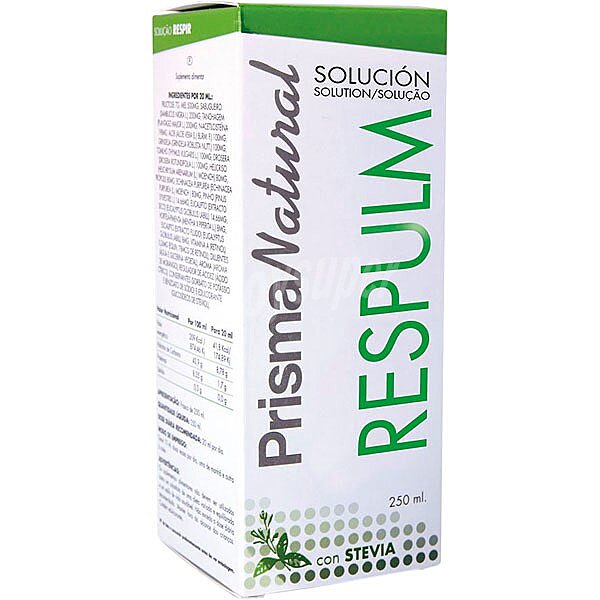 Respulm solucion que calma la tos con stevia envase 250 ml