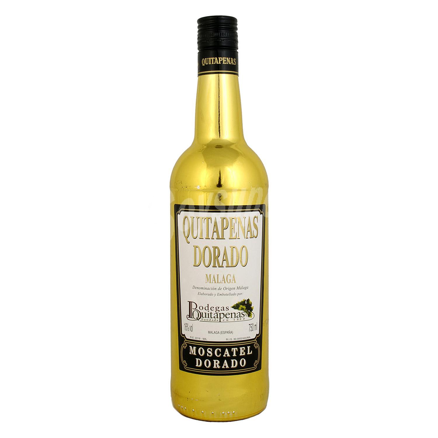 Dorado vino dulce moscatel DO Málaga