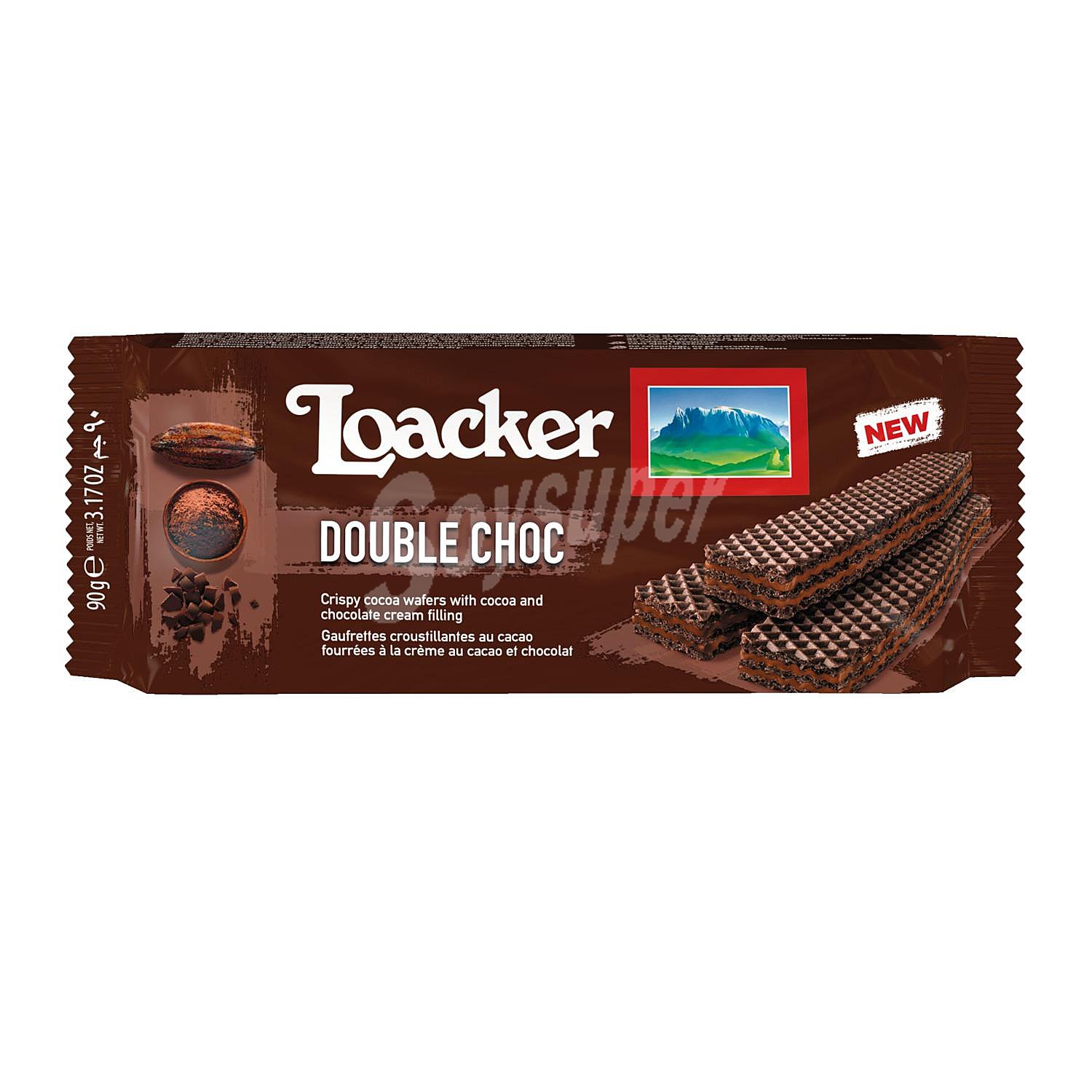 Barquillo doble chocolate Loacker