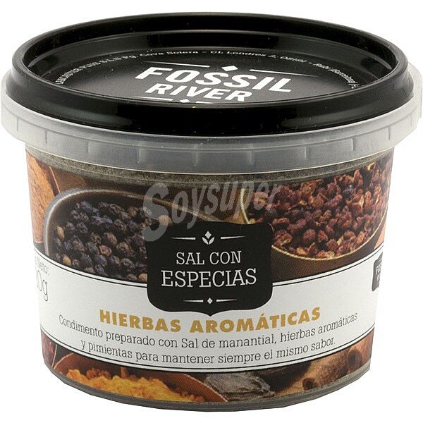 Sal con hierbas aromáticas y pimientas tarrina 60 g