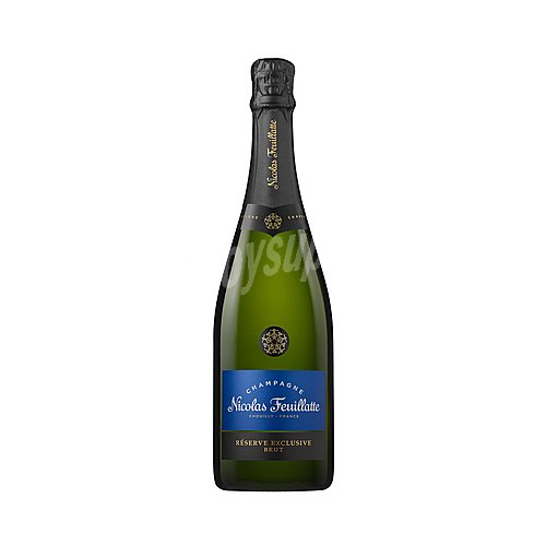 Nicolas feuillatte Champagne réserve exclusive brut, elaborado en Francia nicolas feuillatte