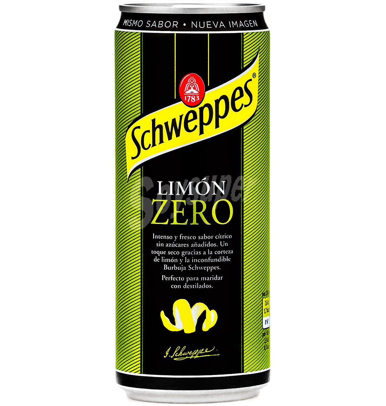 Refresco schweppes limon zero