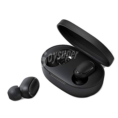 Auriculares bluetooth tipo intrauditivo xiaomi Earbuds Mi Basic 2, control táctil, autonomía hasta 4h, color negro