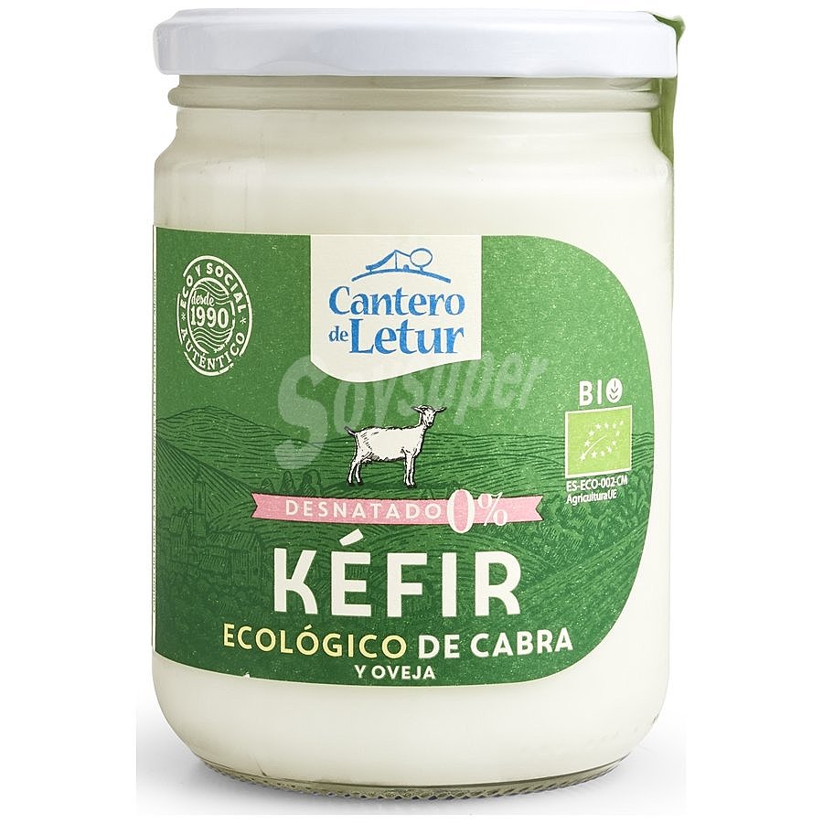 Kefir de cabra desnatado biológico