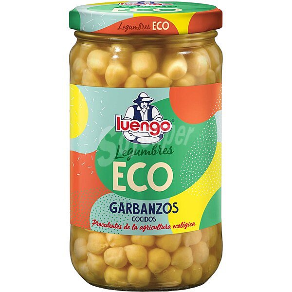 Garbanzos cocidos ecológicos