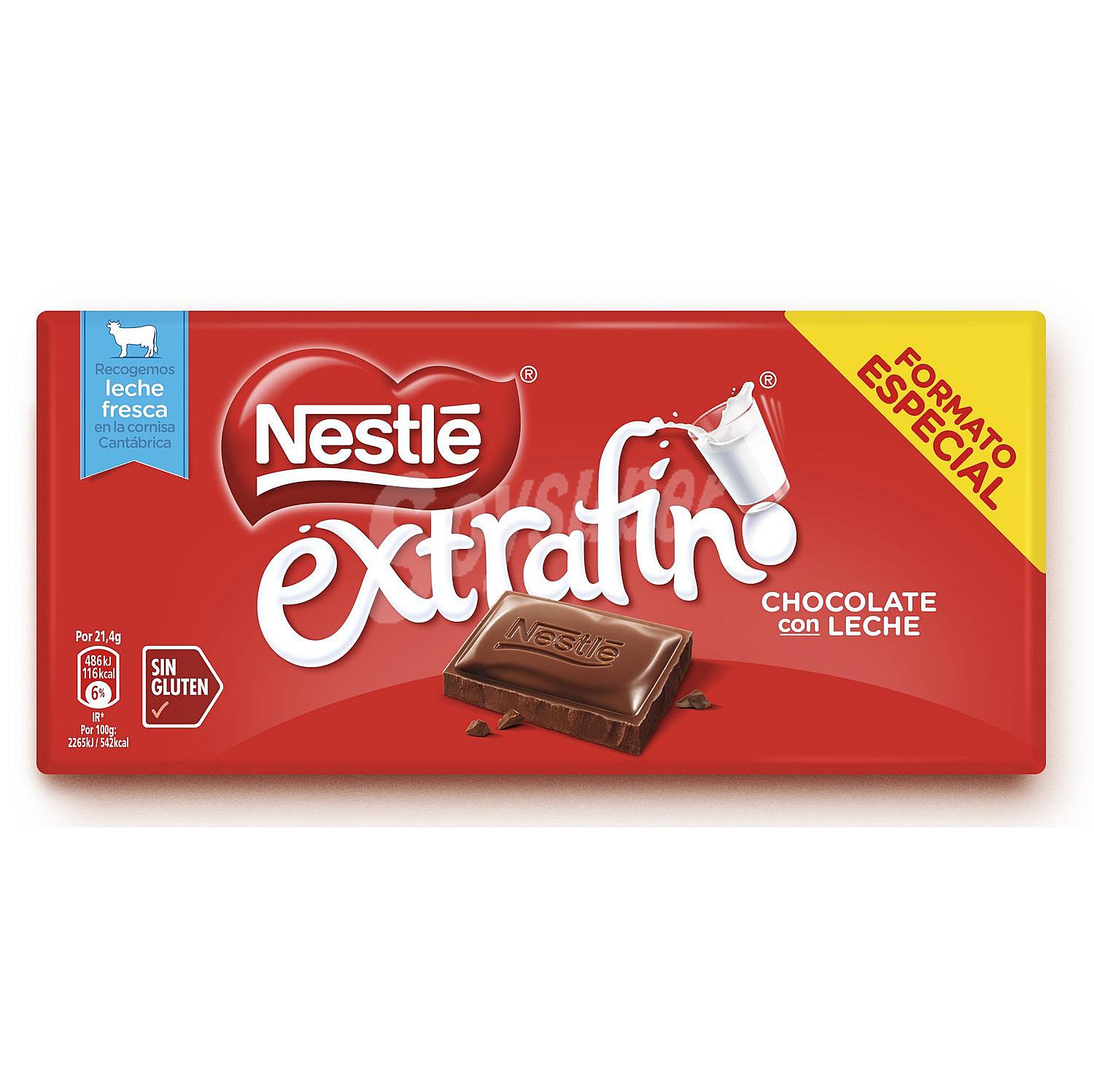 Nestlé Chocolate con leche y almendras, nestlé Extrafino