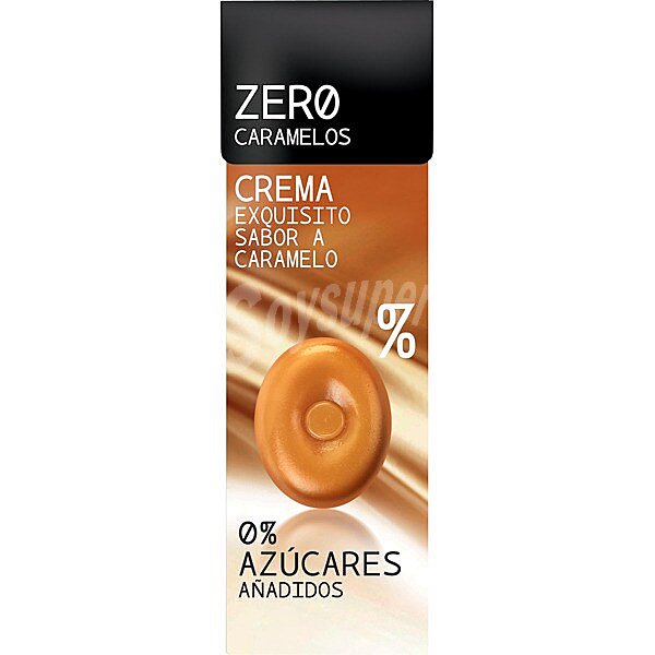 Caramelos de crema de caramelo 0% azúcares añadidos