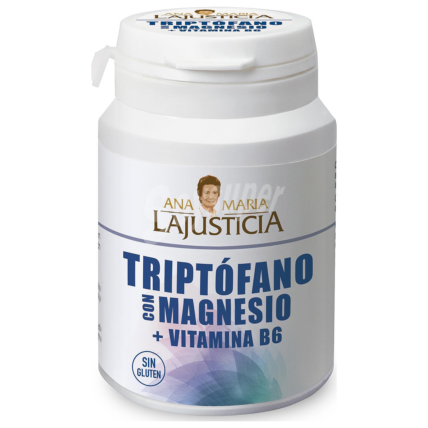 Complemento alimenticio a base de triptófano, magnesio y vitamina B6