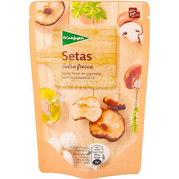 Salsa fresca de setas envase 140 g