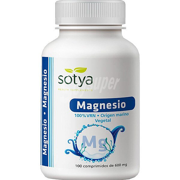 magnesio marino protección de huesos y sistema nervioso envase 60 g