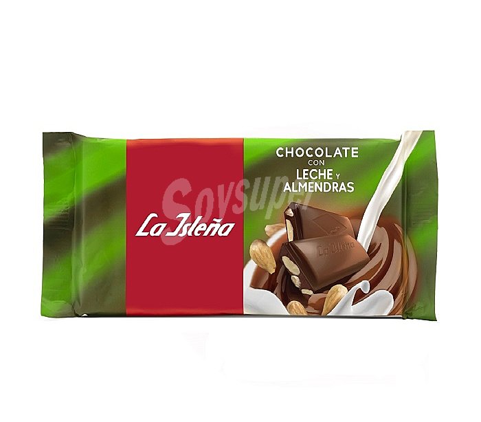 Extrafino chocolate con leche y almendras