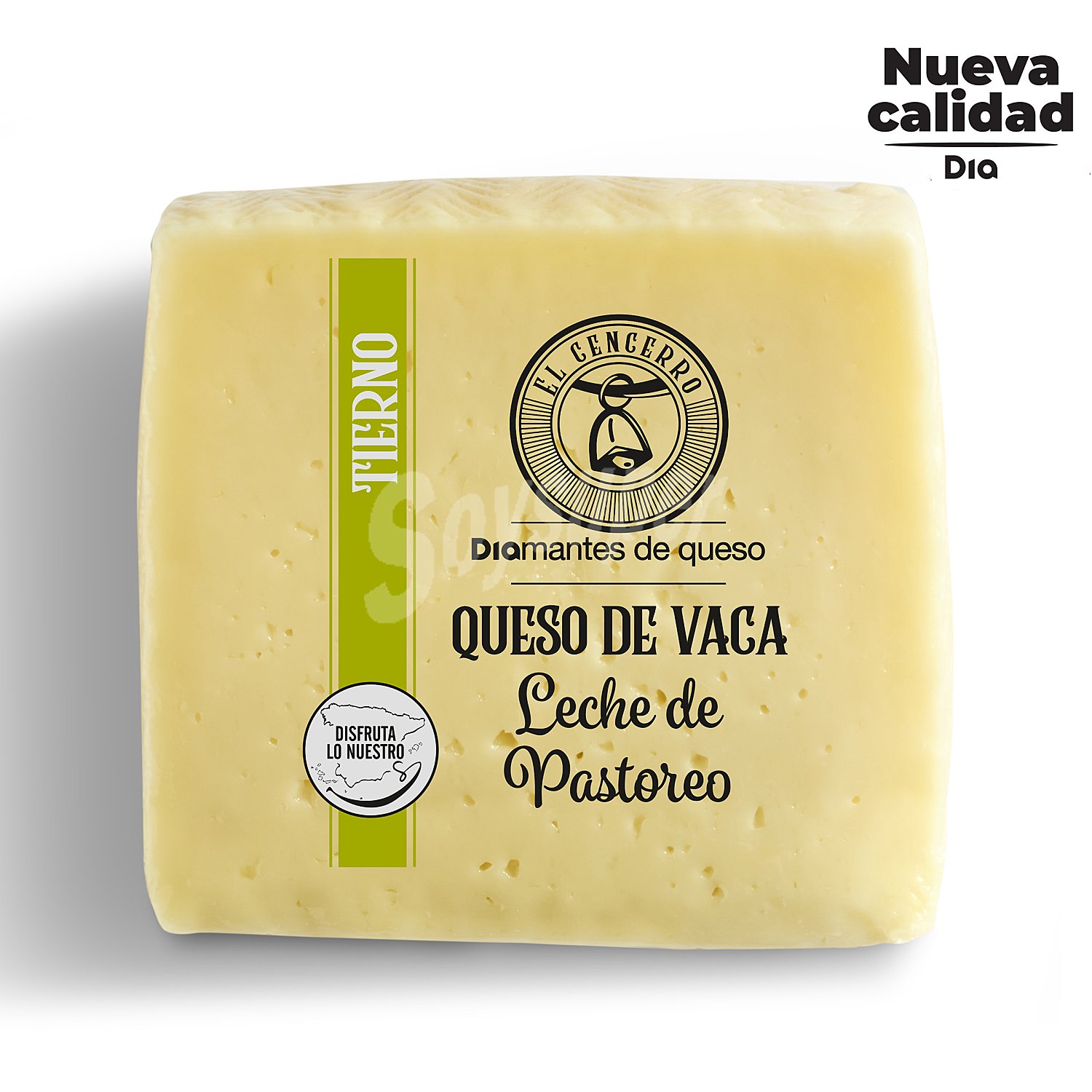 Queso de vaca tierno de leche de pastoreo cuña 250 gr