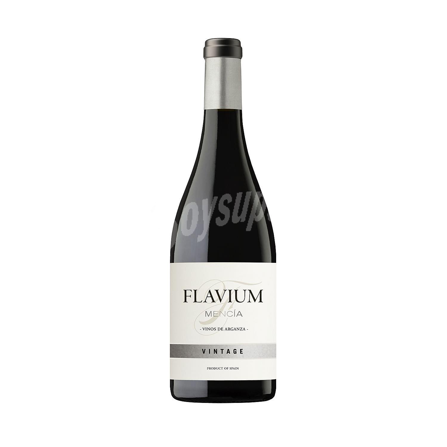 Vino tinto mencía Flavium D.O. Bierzo