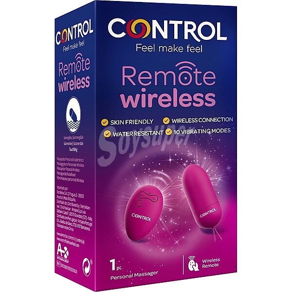 Masajeador personal por control remoto Remote Wireless