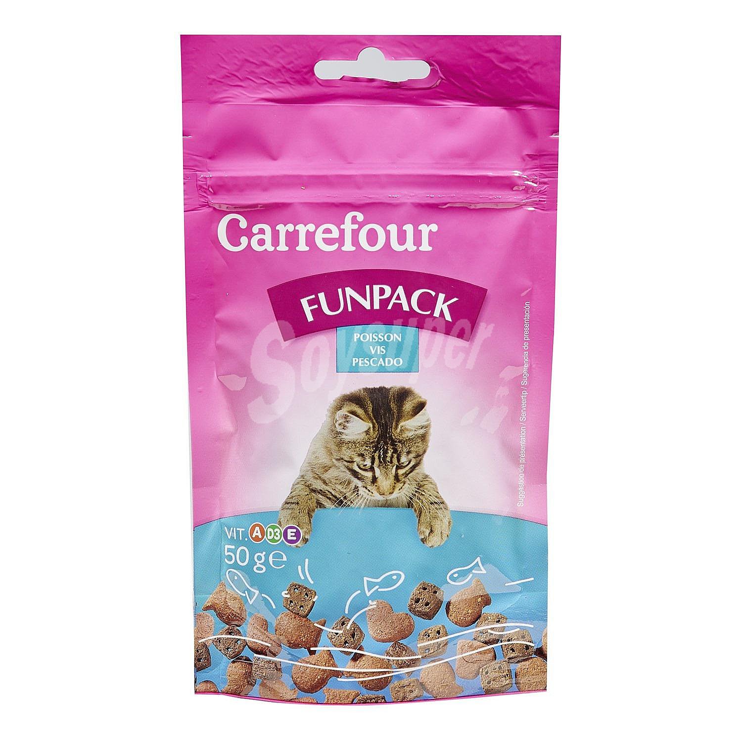 Carrefour Snacks para Gatos de Pescado