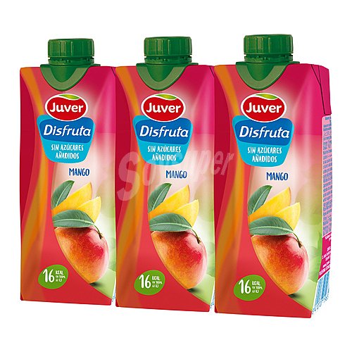 Juver Zumo de mango sin azúcares añadidos disfruta juver disfruta x 33 cl