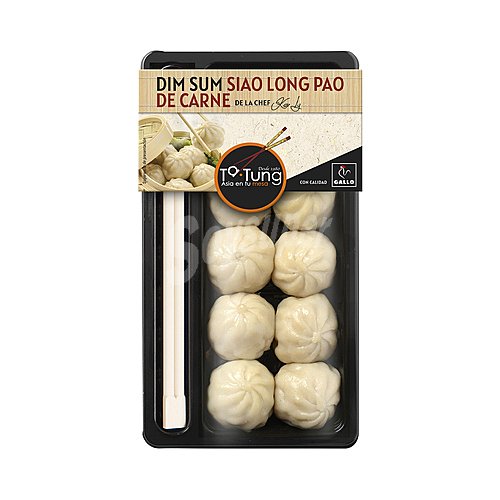 Ta-tung Dim sum Siao Long Pao de carne, listos para calentar y comer ta-tung