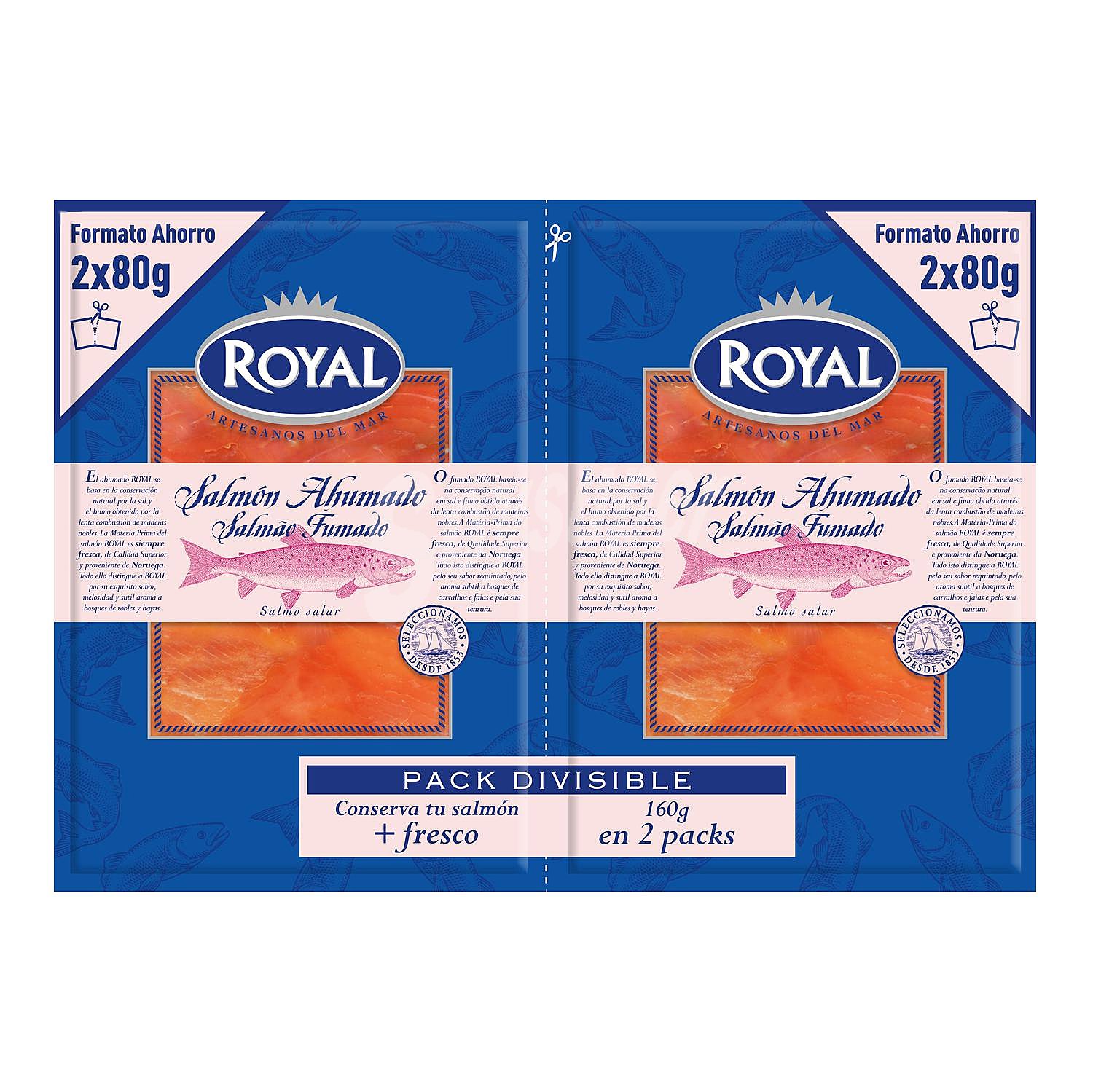 Salmón ahumado noruego Royal