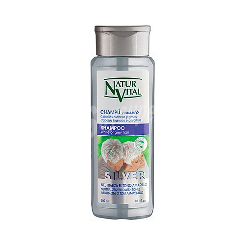 Natur vital Champú con extracto de arándanos para cabellos blancos y grises natur vital Silver