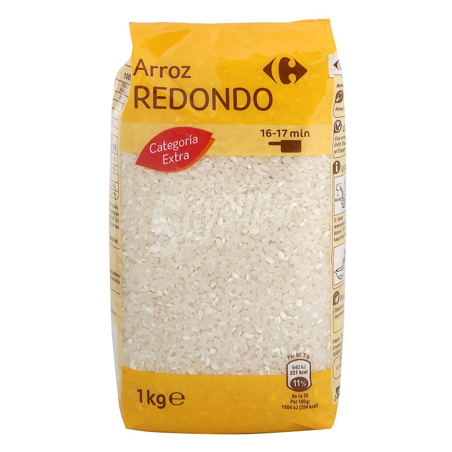 Arroz redondo categoría extra Carrefour