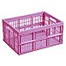 Caja Plegable Polipropileno - Rosa