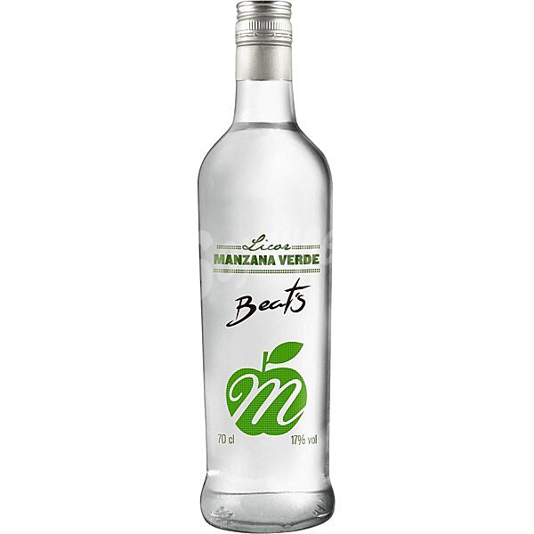 Licor de manzana verde