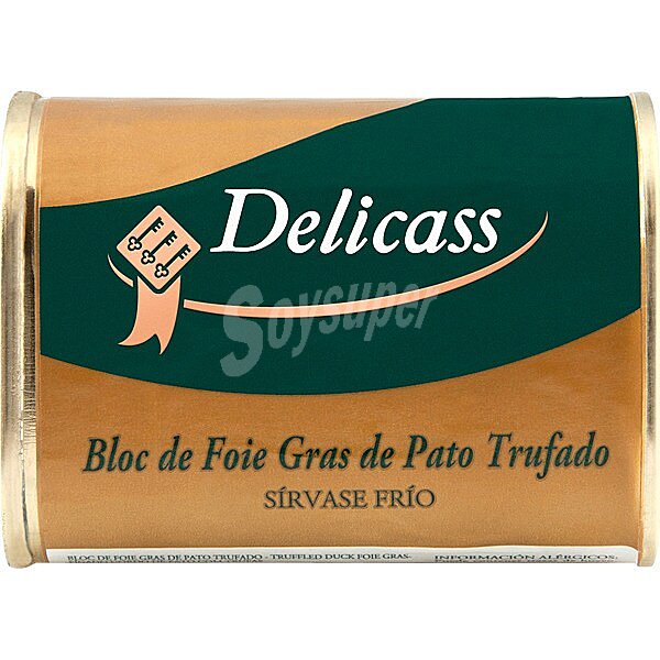 Bloc de foie gras de pato trufado 