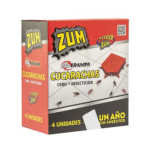 ZUM Gel trampas cucarachas (cebo + insecticida) ZUM