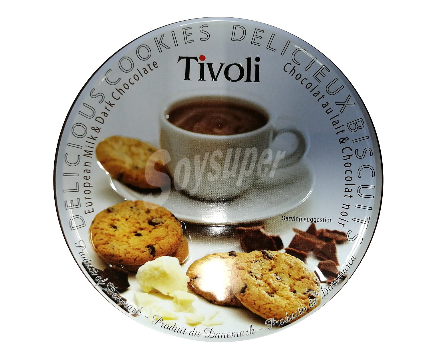 Tivoli Galletas de chocolate con leche y chocolate negro tivoli