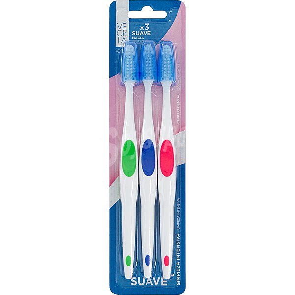 Cepillo dental limpieza interdental suave blister