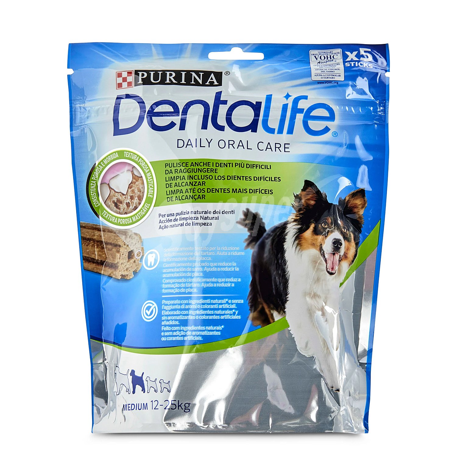 Snack dental para perros de raza mediana dentalife