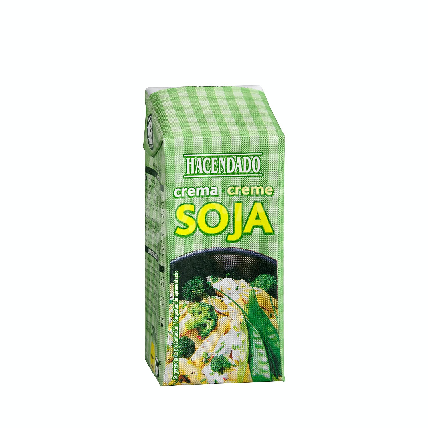 Crema de soja para cocinar