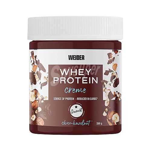 Weider Crema proteica de avellana con concentrado de proteína de lactosuero weider wheyprotein