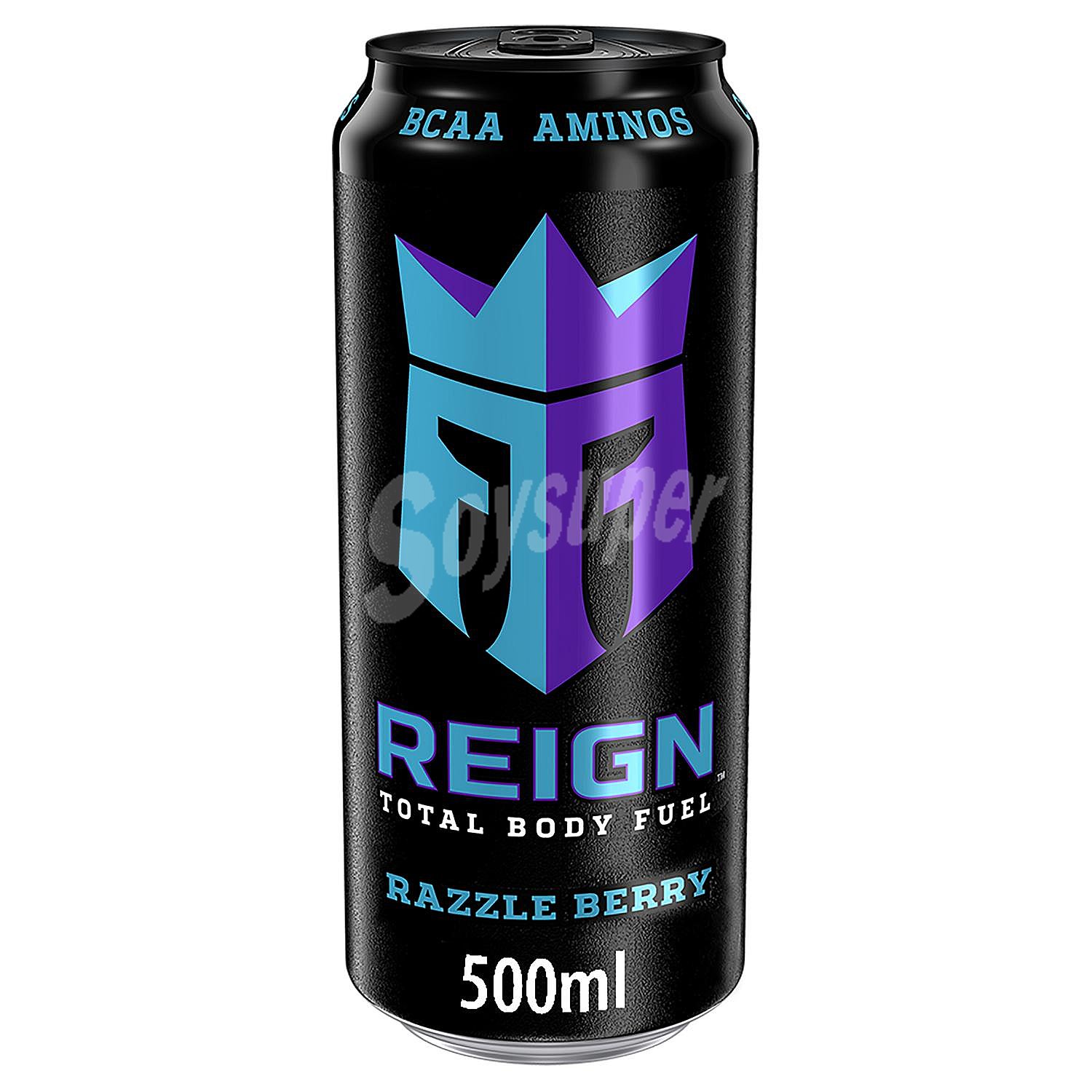 Reign Razzle Berry sabor frambuesa bebida energética