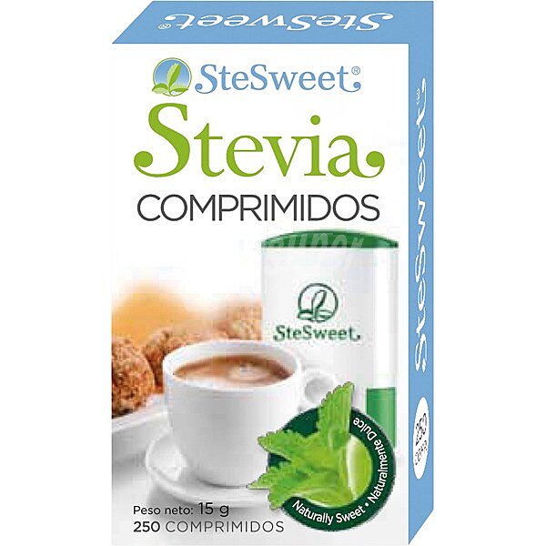 Edulcorante Stevia envase 250 tabletas