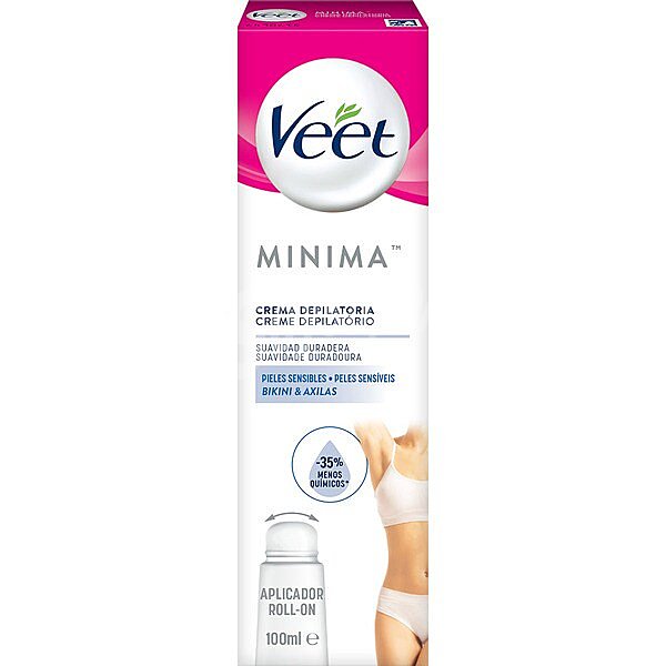 Crema depilatoria Minima para pieles sensibles roll - on