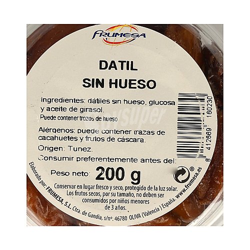 Frumesa Dátil sin hueso frumesa