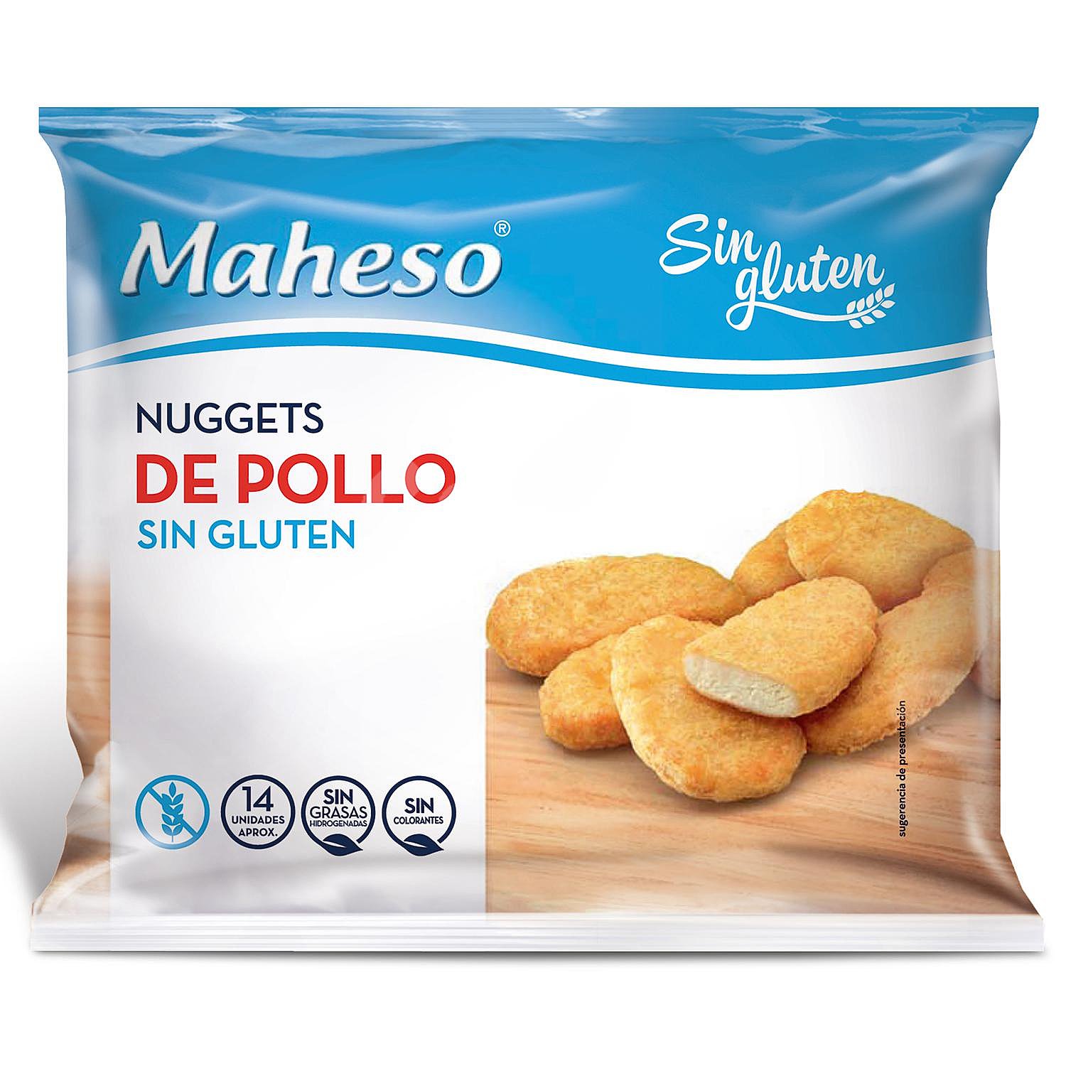 Nuggets de pollo Maheso sin gluten